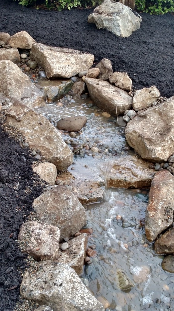 Natural Disappearing Water Feature Pt Ludlow by Brookside Landscape And Design - Photo 2