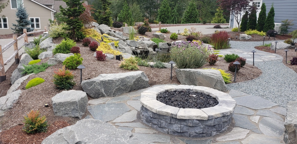 Gig Harbor Backyard pond and landscape by Brookside Landscape And Design - Photo 8