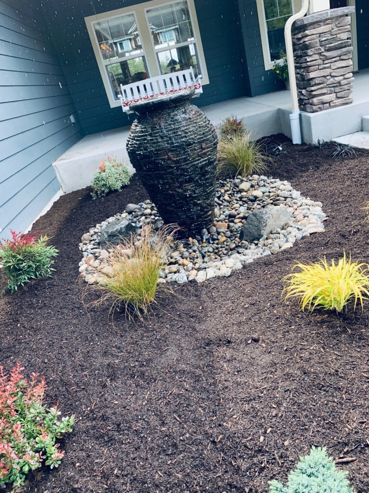 Silverdale Front Yard Landscape Install by Brookside Landscape And Design - Photo 2