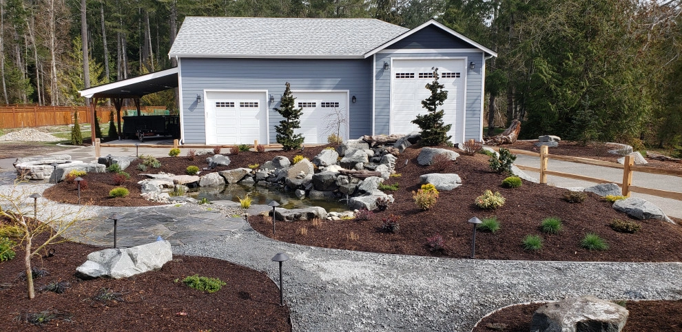 Gig Harbor Backyard pond and landscape by Brookside Landscape And Design - Photo 2