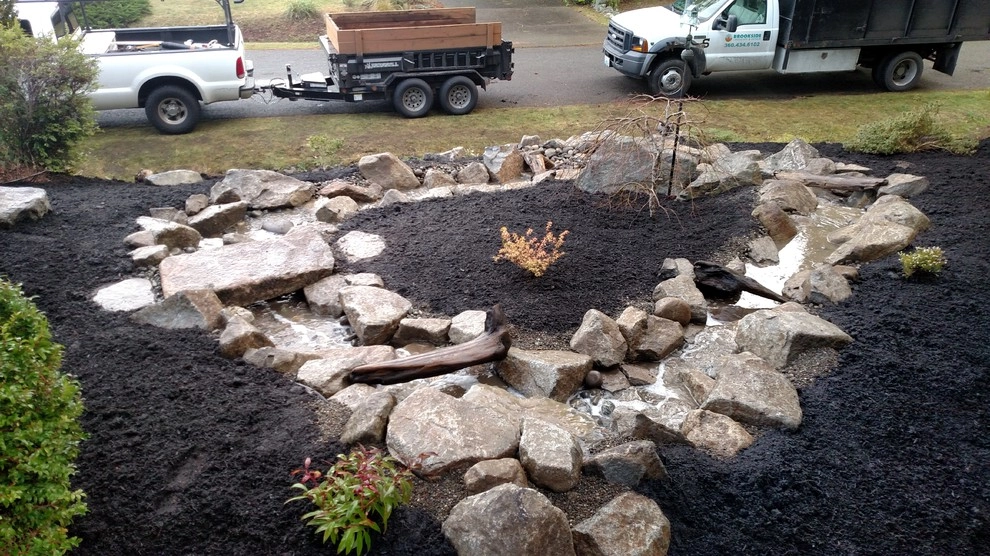 Natural Disappearing Water Feature Pt Ludlow by Brookside Landscape And Design - Photo 4
