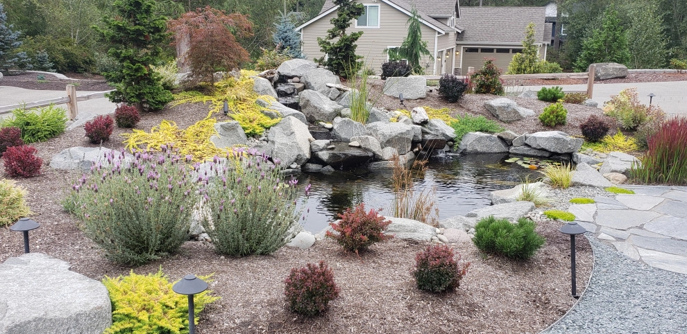 Gig Harbor Backyard pond and landscape by Brookside Landscape And Design - Photo 4