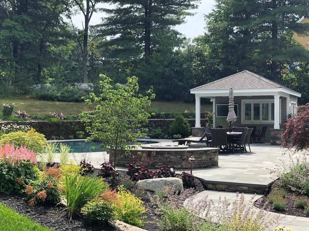 Pool House Rock by Brookwood Landscape And Stonework Inc. - Photo 16