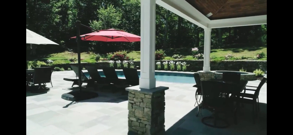 Pool House Rock by Brookwood Landscape And Stonework Inc. - Photo 8