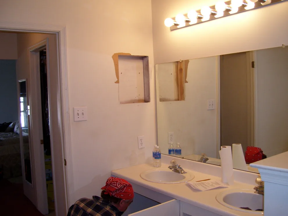 Bespoke Bathroom Renovation Featuring Glass Sinks by Doylestown Builders - Photo 7