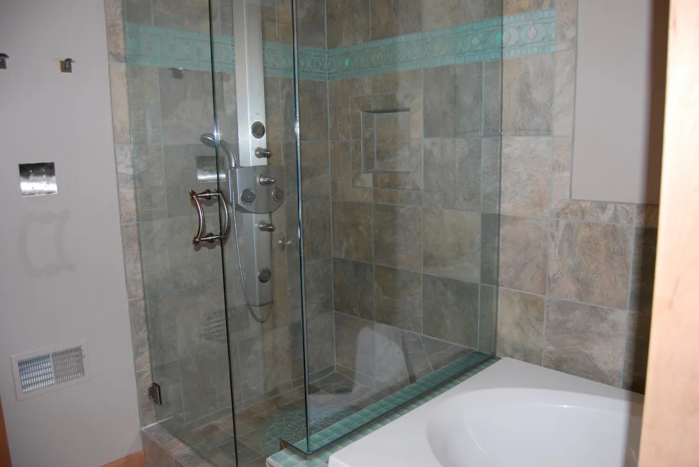 Bespoke Bathroom Renovation Featuring Glass Sinks by Doylestown Builders - Photo 3