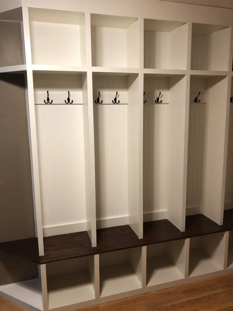 bespoke mudroom lockers by Home Preservation Specialists Inc - Photo 4