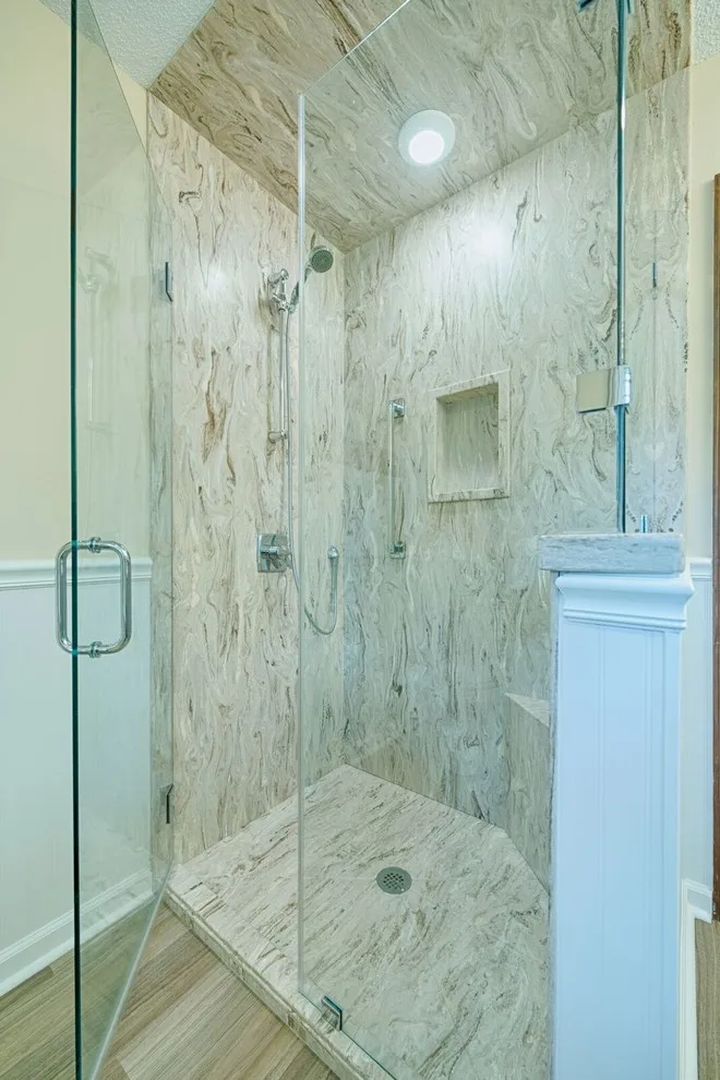 Bespoke Corian Shower by First Choice Home Remodeling - Photo 5