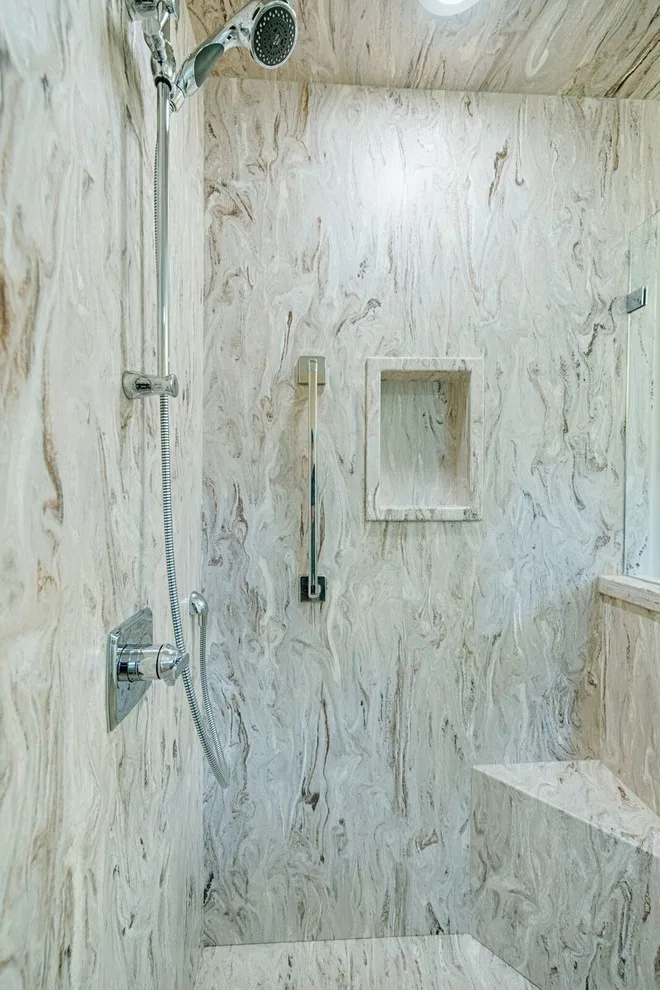 Bespoke Corian Shower by First Choice Home Remodeling - Photo 2