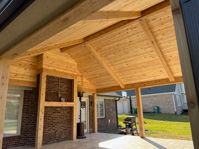Personalized porch with a cover by KJ's Construction & Handyman Service, LLC - Photo 3