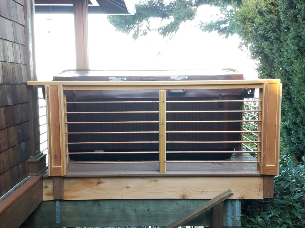 Personalized Deck Extension with Spa by Peninsula Construction Service, LLC - Photo 8