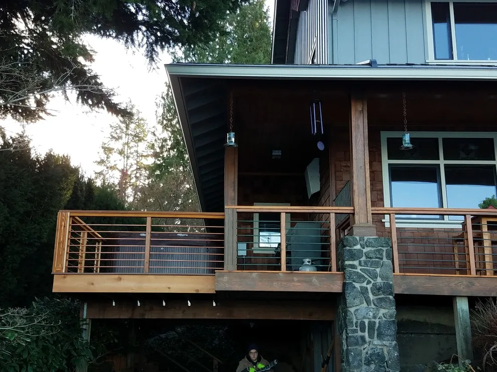 Personalized Deck Extension with Spa by Peninsula Construction Service, LLC - Photo 3