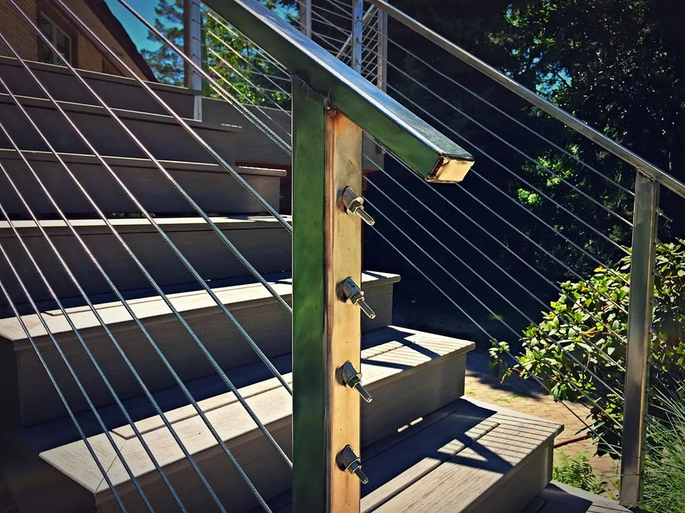 Tailored Deck Construction with Stainless Steel Railings by Icon Construction & Remodeling - Photo 2