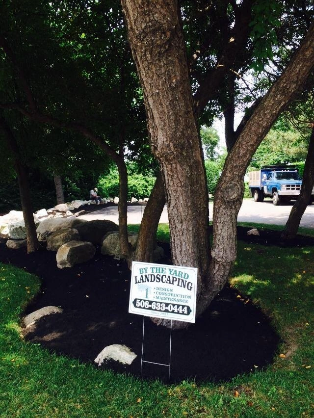 Walkway/ Stone Planter for Tree by By The Yard Landscaping - Photo 2