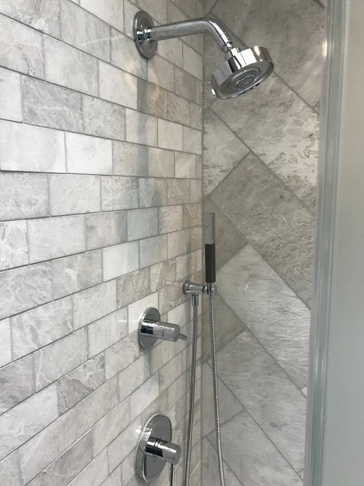 Bespoke Herringbone Shower by Doylestown Builders - Photo 11