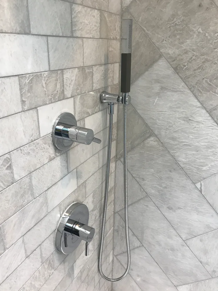 Bespoke Herringbone Shower by Doylestown Builders - Photo 13