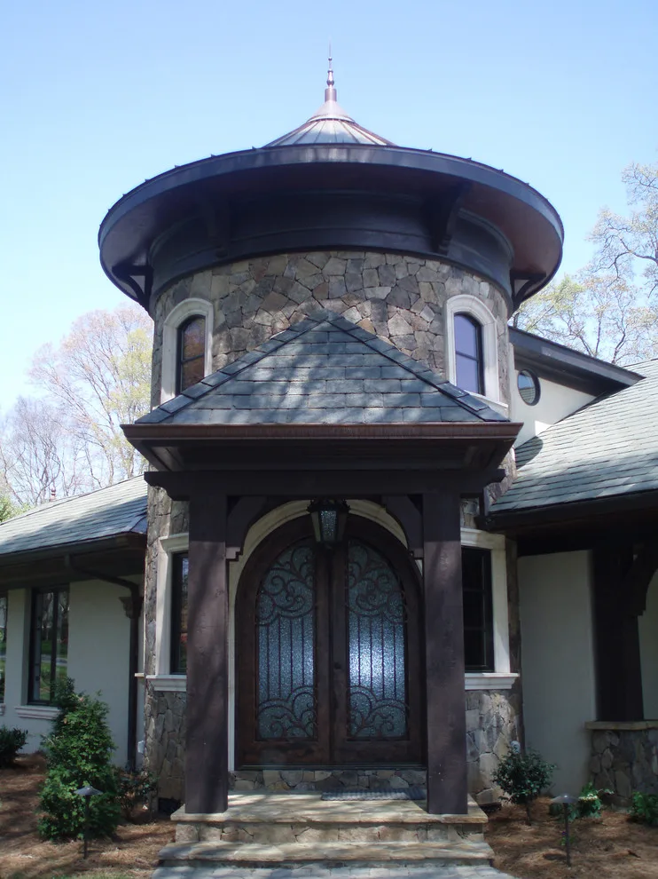 Stone Statement: Front Entry Expansion by Fineline Construction - Photo 2