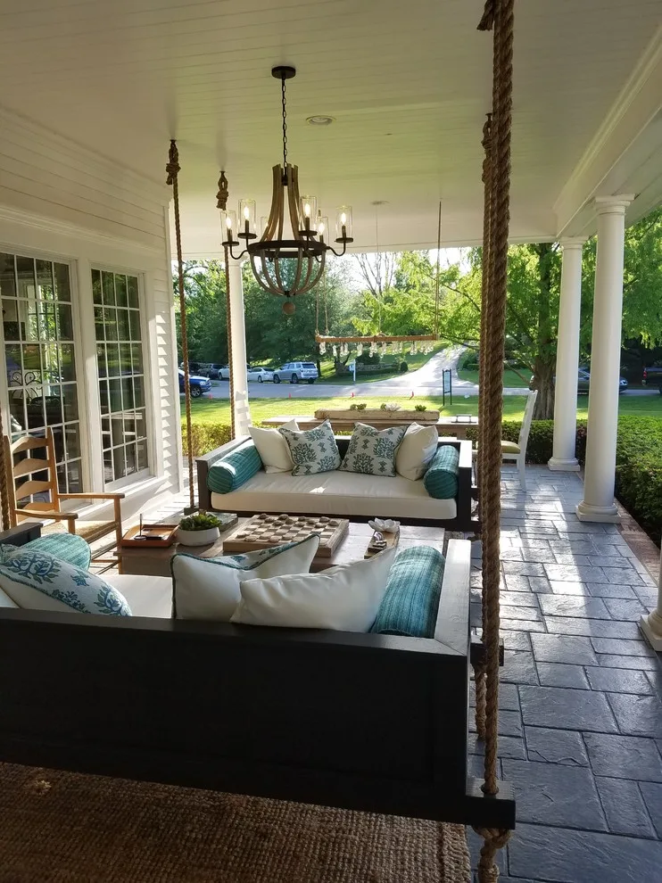 Modern Porch Retreat by Renovation And Construction Services - Photo 3