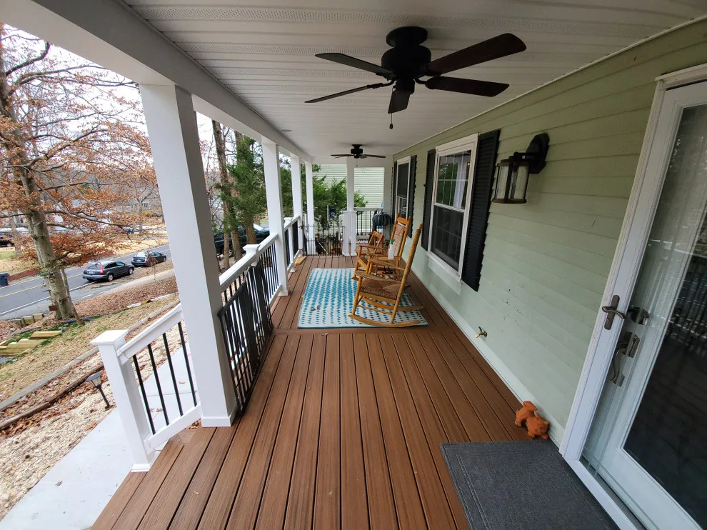 Porch with Breezeway Leading to Basement by Vm Home Improvement LLC - Photo 11
