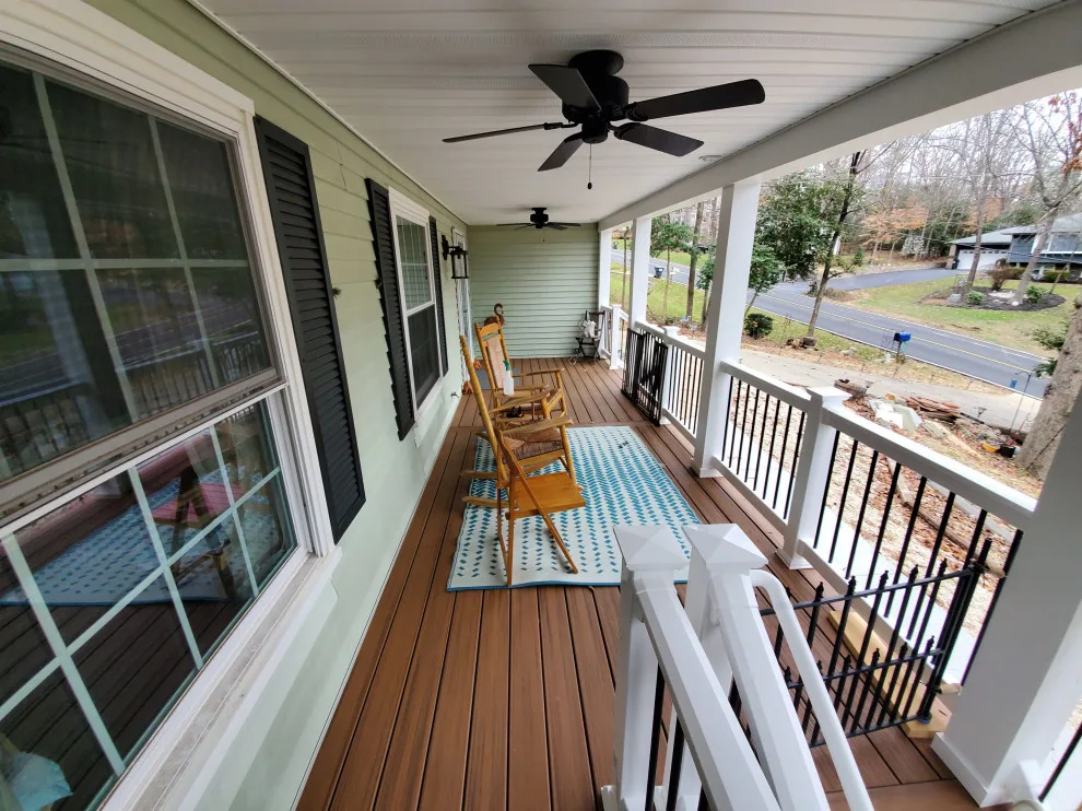 Porch with Breezeway Leading to Basement by Vm Home Improvement LLC - Photo 8