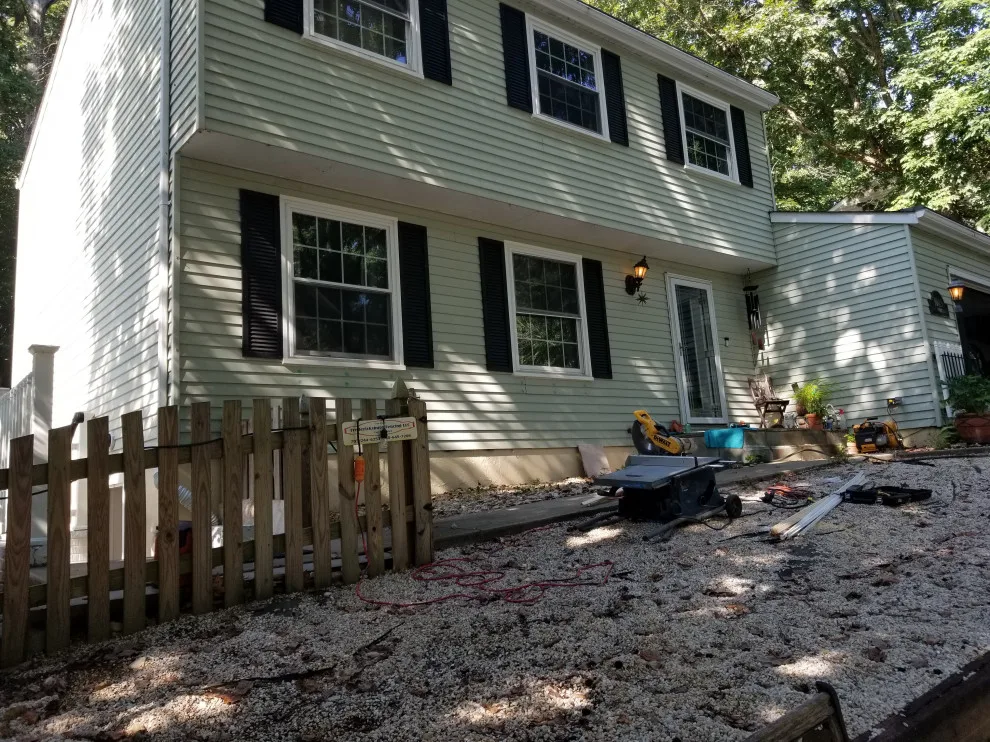 Porch with Breezeway Leading to Basement by Vm Home Improvement LLC - Photo 6