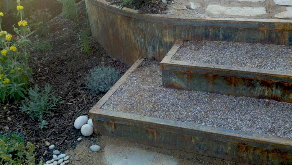 Metal Retaining Walls, Planters, Steps by California Deck Builders - Photo 4