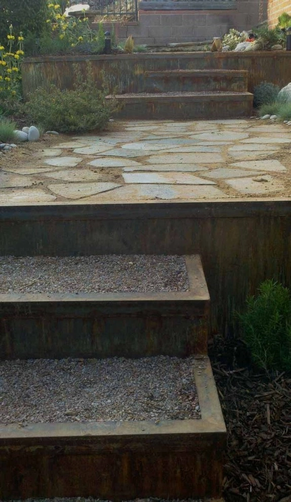 Metal Retaining Walls, Planters, Steps by California Deck Builders - Photo 2