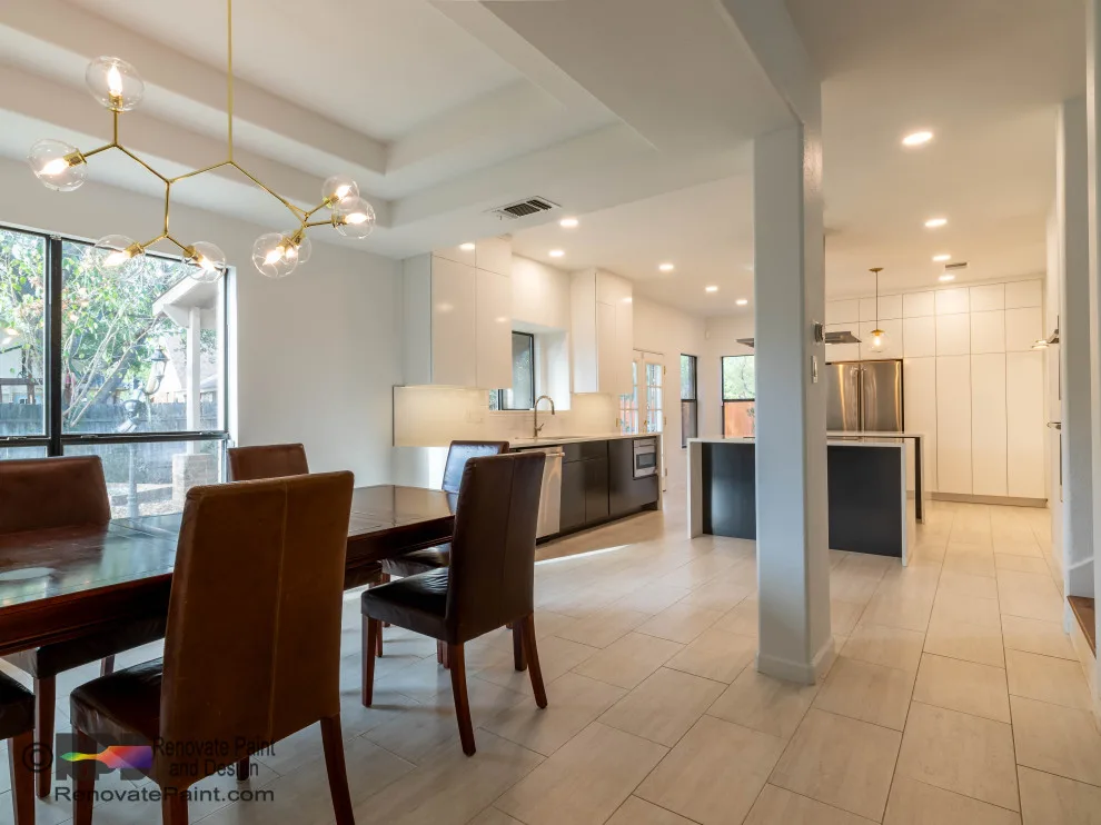 Contemporary Kitchen with First Floor Renovation by Renovate Paint And Design - Photo 2