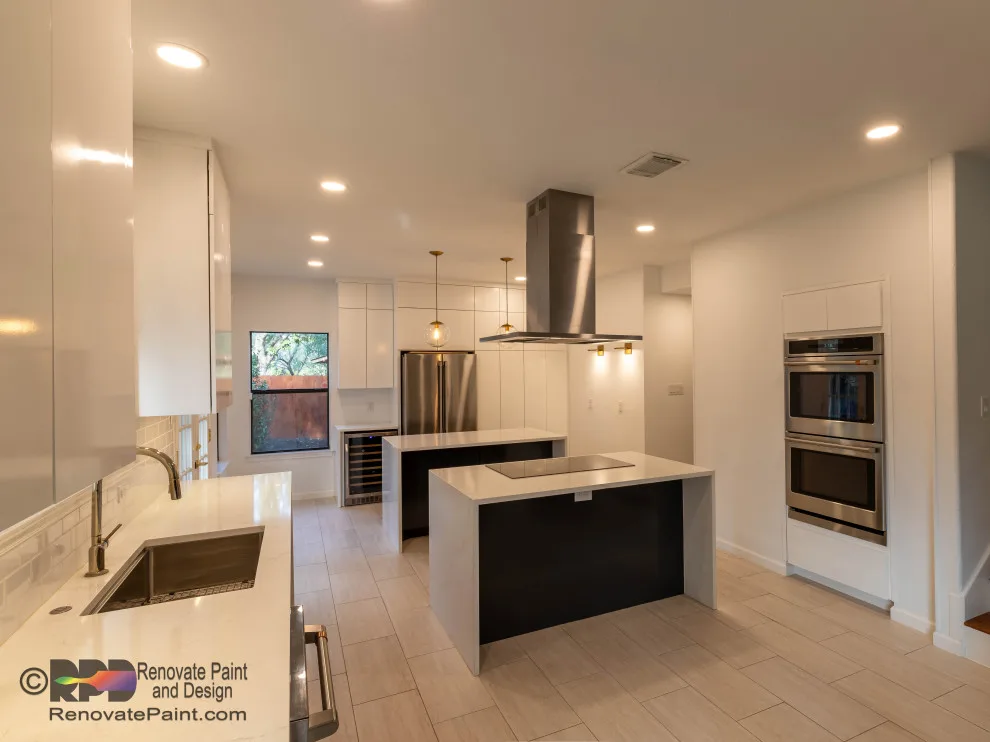 Contemporary Kitchen with First Floor Renovation by Renovate Paint And Design - Photo 26