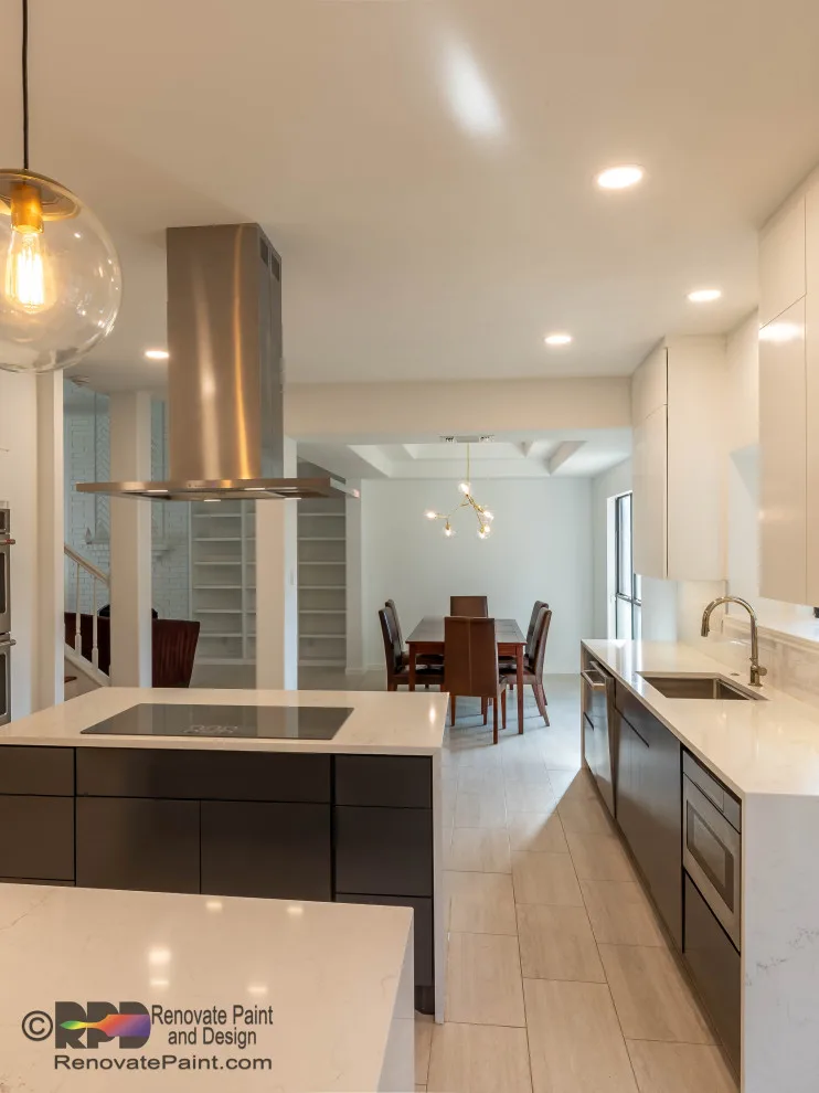 Contemporary Kitchen with First Floor Renovation by Renovate Paint And Design - Photo 14