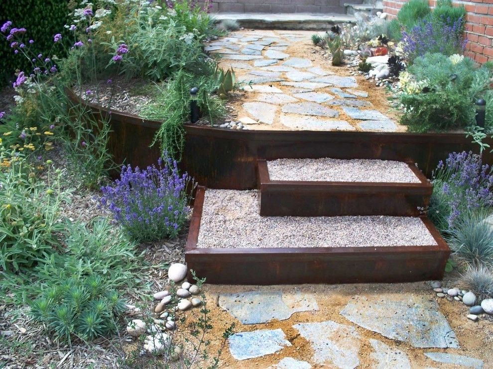 Metal Retaining Walls, Planters, Steps by California Deck Builders - Photo 3