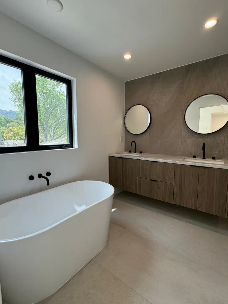 Comprehensive Contemporary Bathroom Renovation by Anyvision Home Remodeling - Photo 3