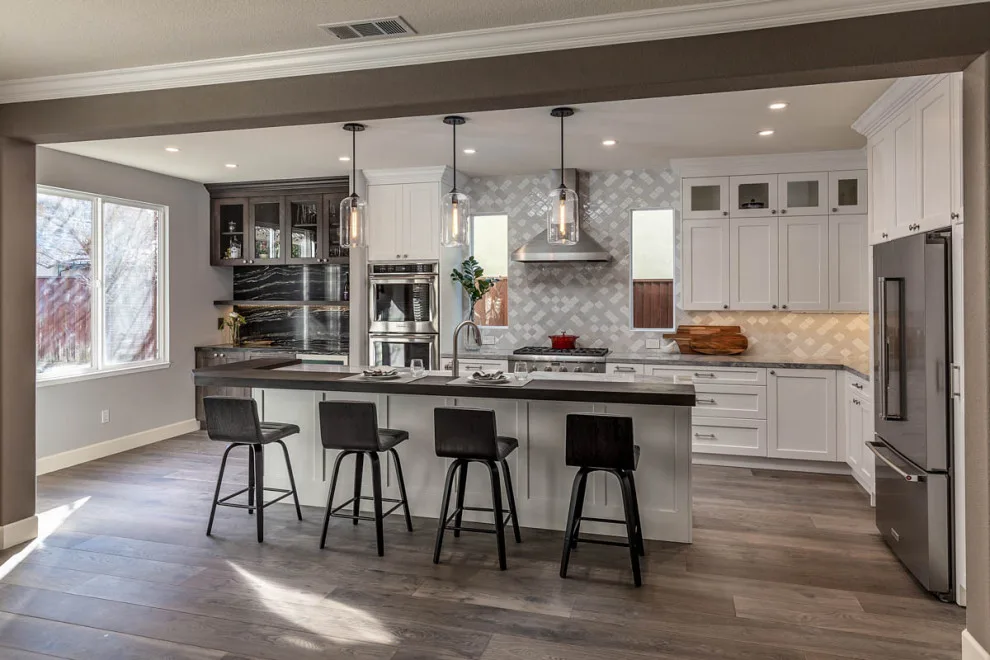 Gilroy Kitchen and Powder Bath Renovation by D.R. Domenichini Construction - Photo 7