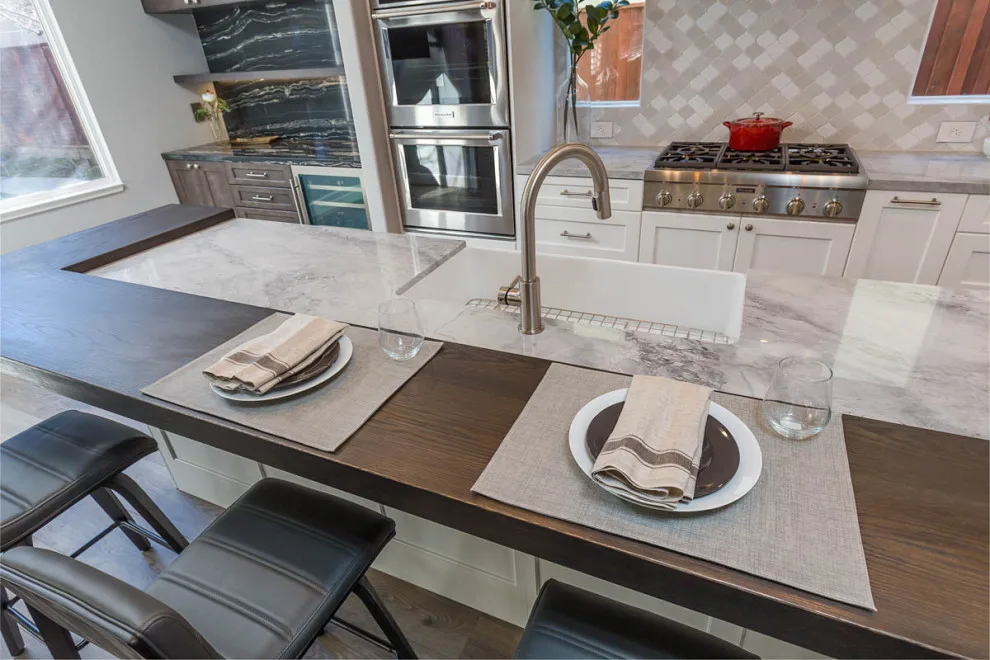 Gilroy Kitchen and Powder Bath Renovation by D.R. Domenichini Construction - Photo 3