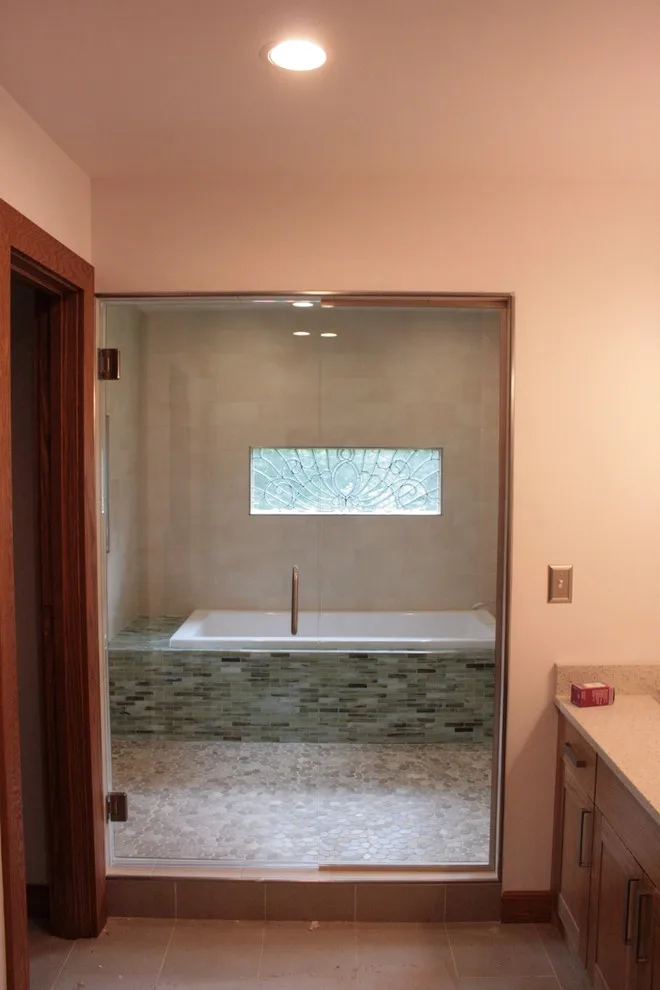 Transparent Steam Chamber by Fitzgerald Flooring And Construction - Photo 4
