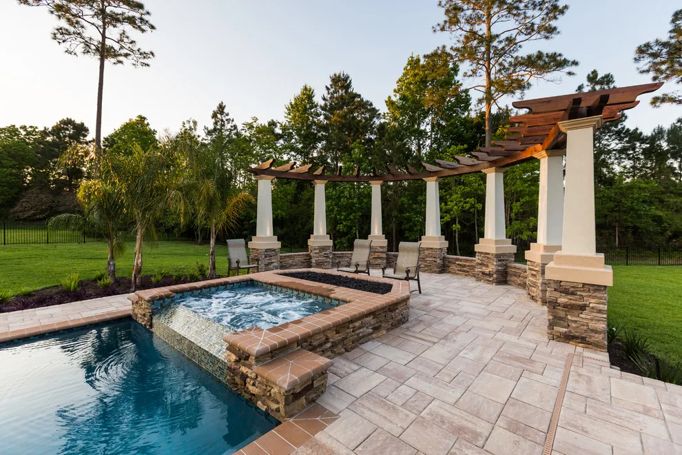 Glen Kernan Swimming Pool and Cabana by Sandifer Design Build - Photo 3