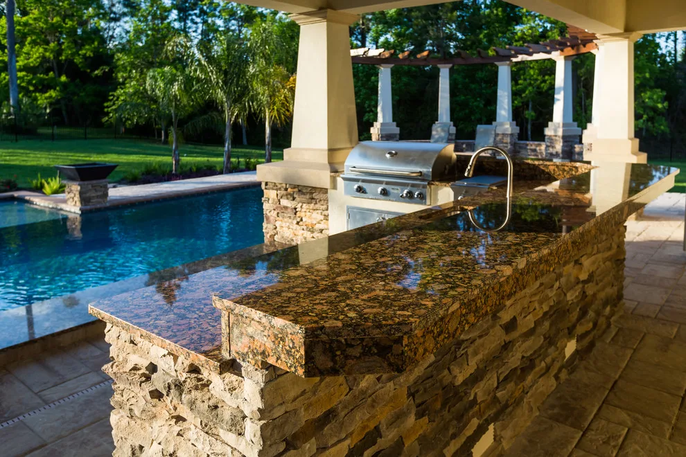 Glen Kernan Swimming Pool and Cabana by Sandifer Design Build - Photo 17