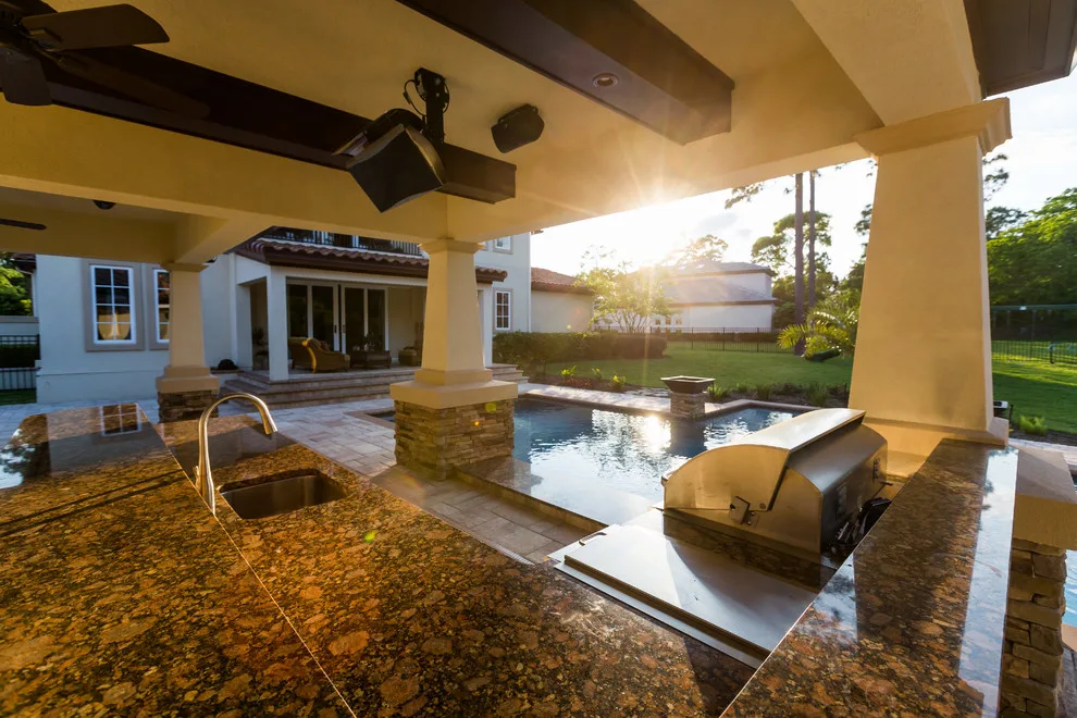 Glen Kernan Swimming Pool and Cabana by Sandifer Design Build - Photo 48