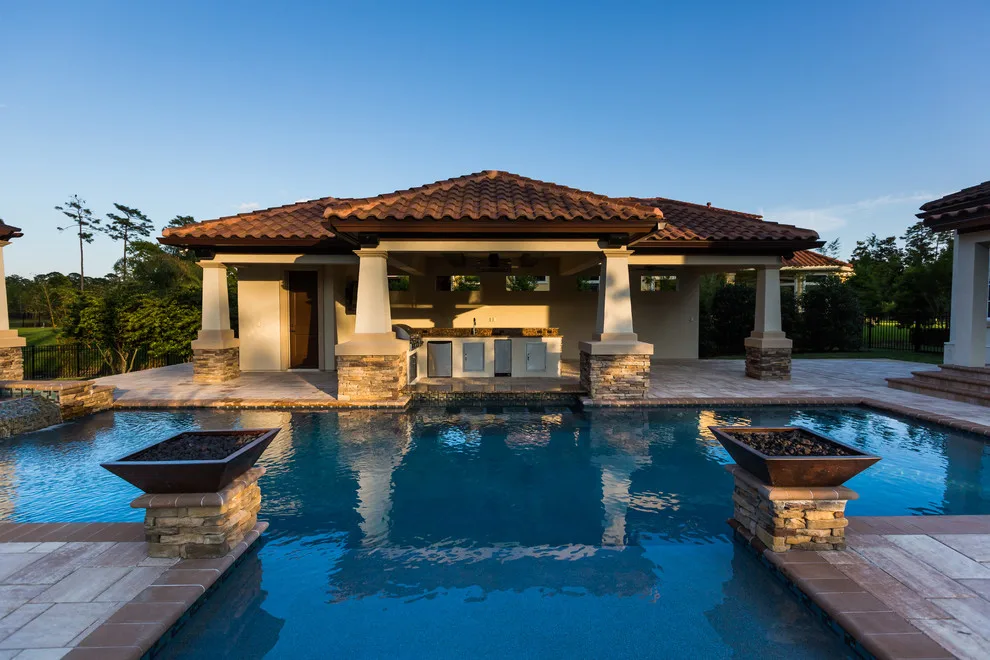 Glen Kernan Swimming Pool and Cabana by Sandifer Design Build - Photo 4