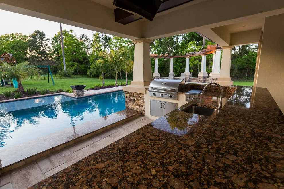Glen Kernan Swimming Pool and Cabana by Sandifer Design Build - Photo 18