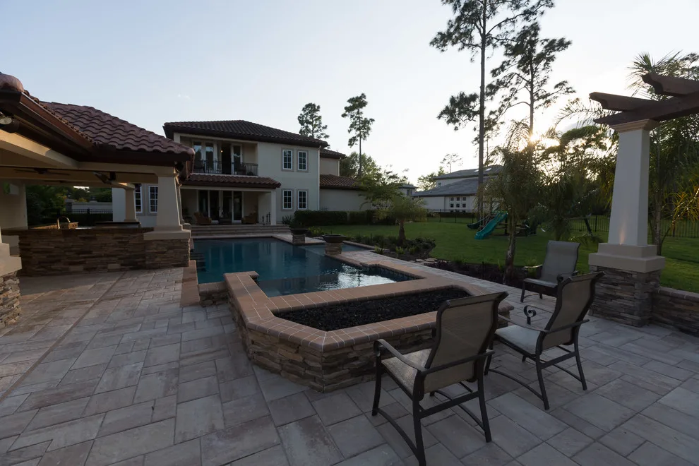 Glen Kernan Swimming Pool and Cabana by Sandifer Design Build - Photo 37