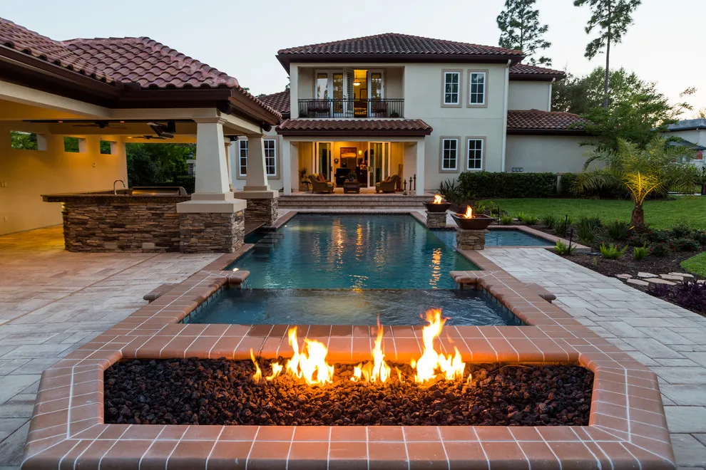 Glen Kernan Swimming Pool and Cabana by Sandifer Design Build - Photo 29