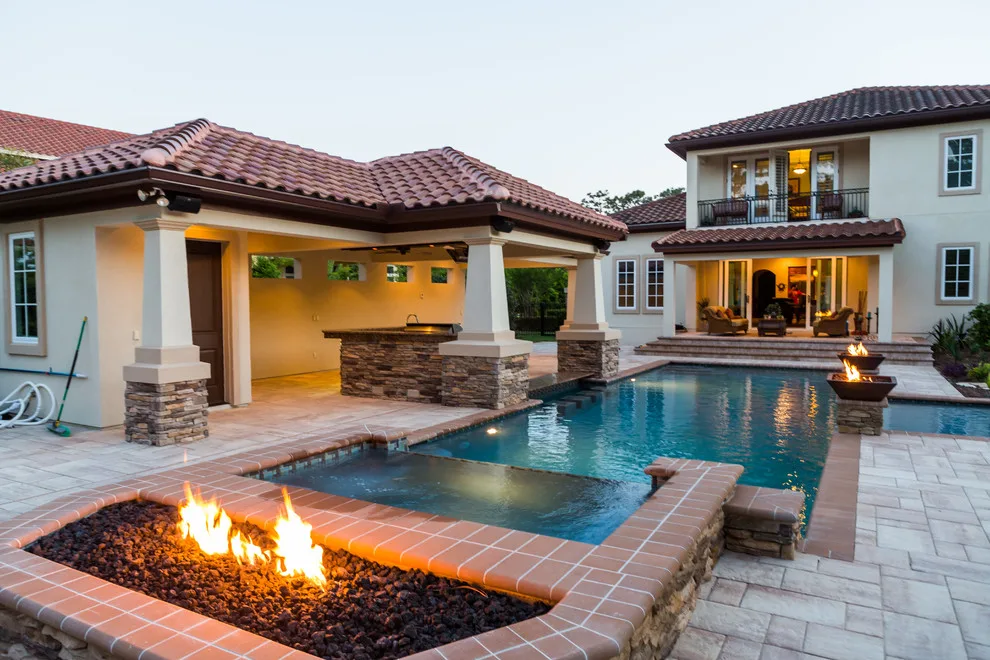 Glen Kernan Swimming Pool and Cabana by Sandifer Design Build - Photo 15