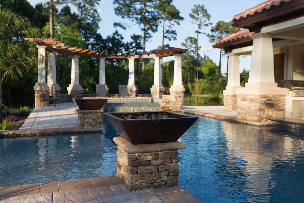 Glen Kernan Swimming Pool and Cabana by Sandifer Design Build - Photo 28