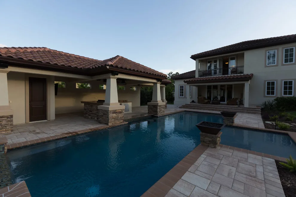 Glen Kernan Swimming Pool and Cabana by Sandifer Design Build - Photo 12