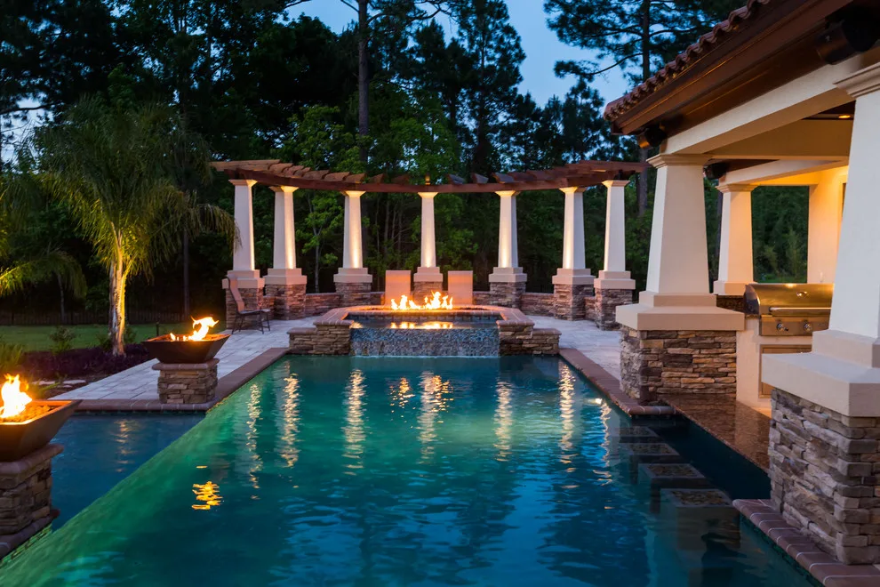 Glen Kernan Swimming Pool and Cabana by Sandifer Design Build - Photo 26