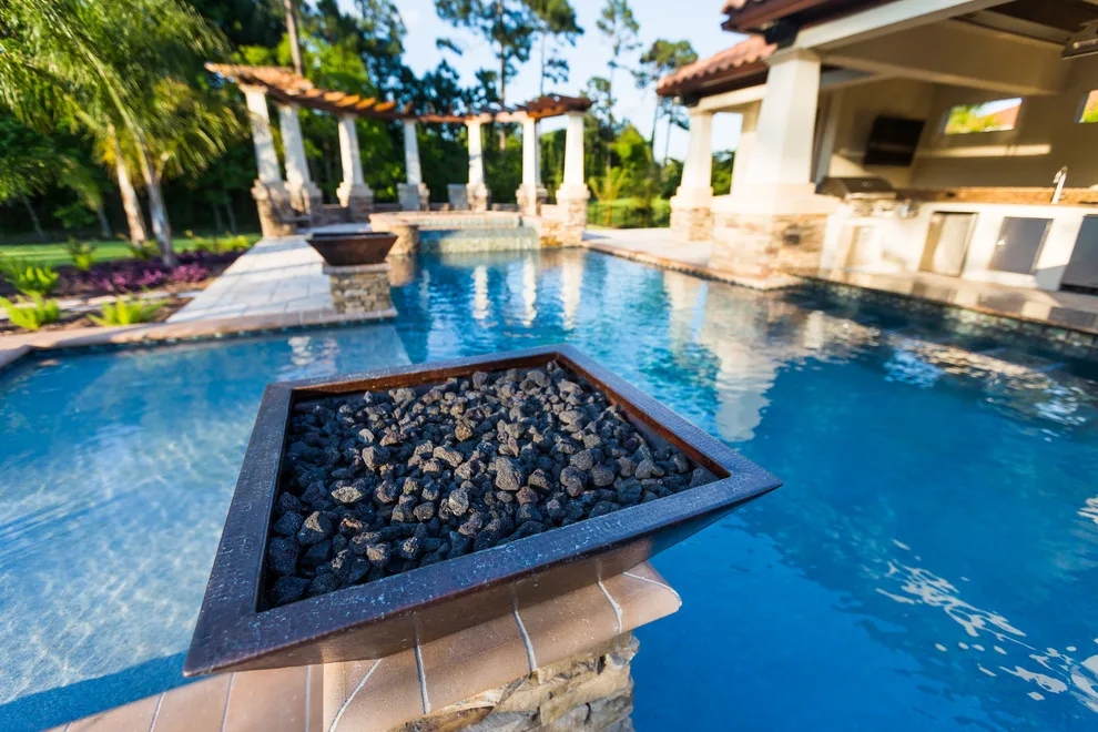 Glen Kernan Swimming Pool and Cabana by Sandifer Design Build - Photo 24