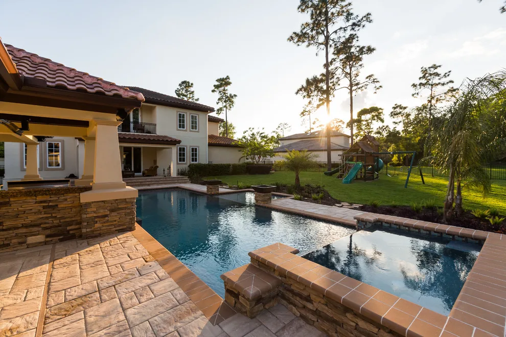 Glen Kernan Swimming Pool and Cabana by Sandifer Design Build - Photo 32