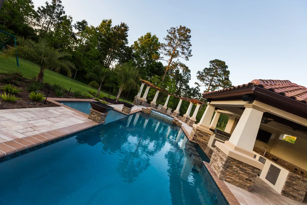 Glen Kernan Swimming Pool and Cabana by Sandifer Design Build - Photo 36