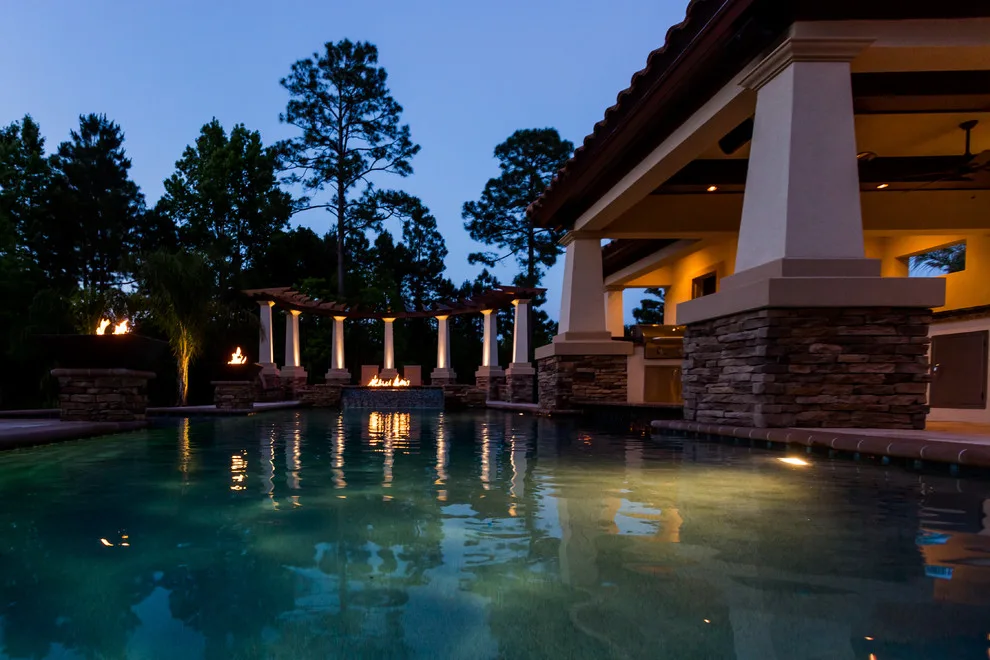 Glen Kernan Swimming Pool and Cabana by Sandifer Design Build - Photo 6